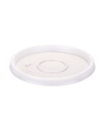 TAPA VASOS PLASTICOS TRASLUCIDOS WORK 500CC CON CRUZ (T24 AMCOR) *100UNID