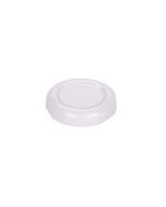 TAPA BOTELLA VIDRIO JUGO 38MM AXIAL BLANCA (METAL) PACK *20UNID