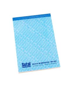 BORRADOR SUTAL 13*19CM ESQUELA (80 HOJAS) *UNID