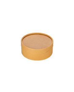 ENVASE TUBULAR CARTON.COSTURERO (22CM DIAM*9CM ALTO) KRAFT *UNID