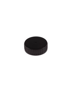 TAPA BOTELLON VIDRIO GROWLER 40MM NEGRA PLASTICO PACK *4UNID