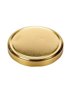 TAPA FRASCO VIDRIO.110MM AXIAL DORADA (METAL) PACK *4UNID