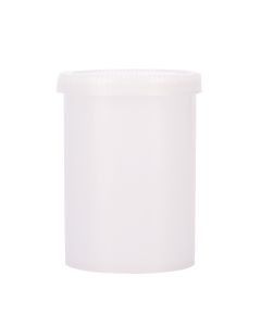 POTE PLASTICO NATURAL CON TAPA PRESION.100.GRS *UNID