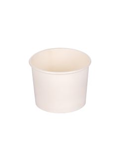 POTE HELADO POLIPAPEL ENPOLEX.360CC BLANCO (12OZ) *100UNID