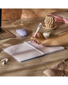 CUADERNO ESPIRAL TAPA DURA HUSARES SURTIDOS (16*21CM) (120 HOJAS) RAYADO *UNID