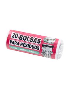 BOLSAS RESIDUO NEGRA SON BUENAS (ROLLO*20U) 50*70 POLYFILM *UNID