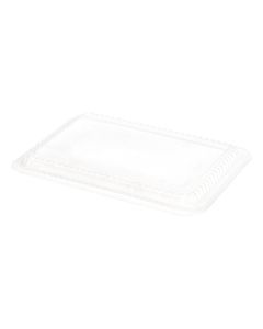 TAPA BANDEJA ALUMINIO DARNEL.F-100 (CRISTAL PET) PAQ*100UNID.