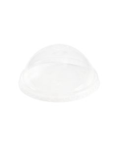 TAPA VASO PLASTICO FRAPPE PET MULTI (DOMO SORBETE) PARA 12/14/16OZ *100UNID