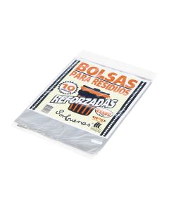 BOLSAS RESIDUO NEGRA SON BUENAS (PAQ *10U) 45*60 POLYFILM *UNID